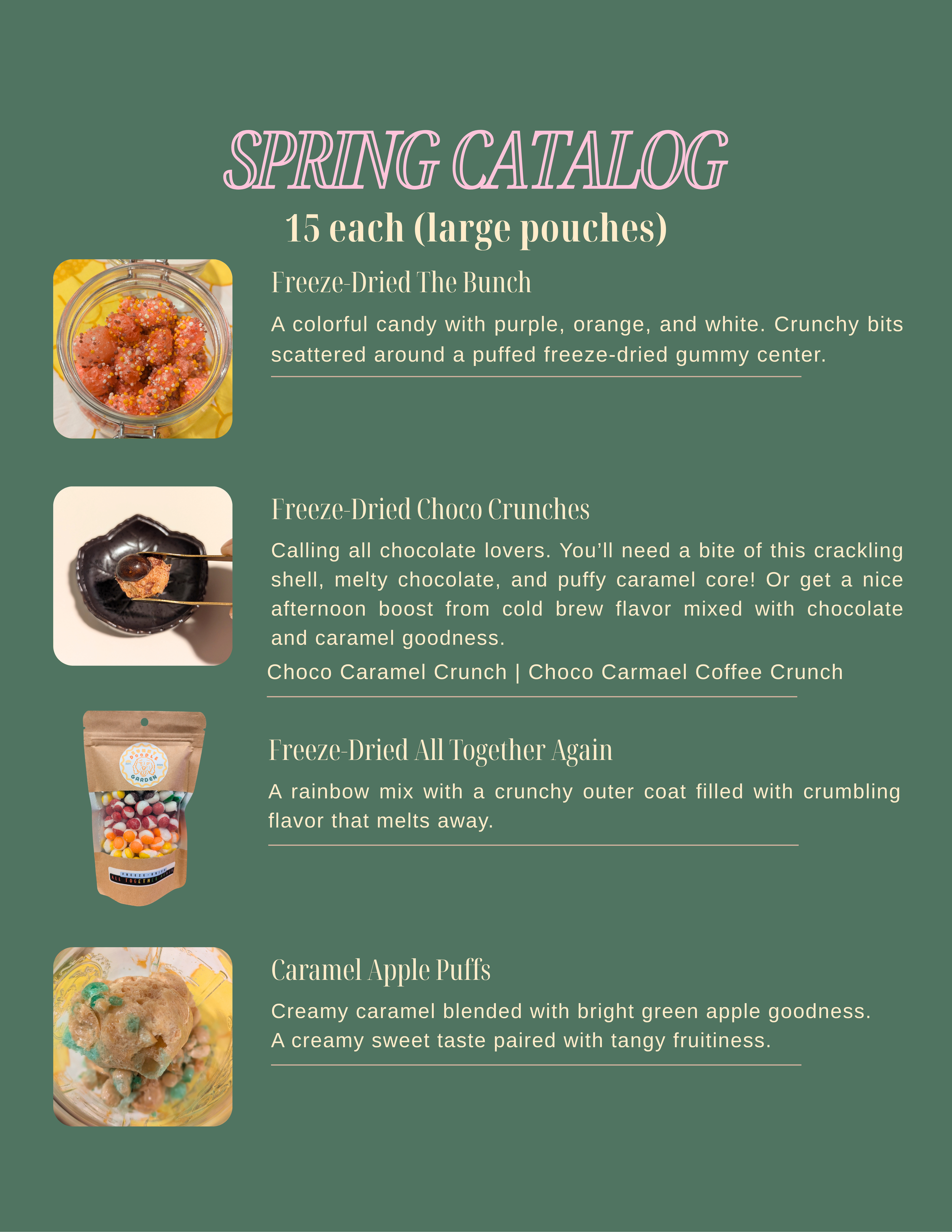 Spring product catalog